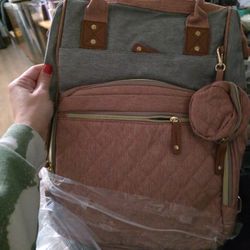 BRAND NEW PINK DIAPER BAG