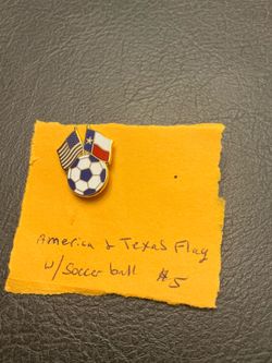 Vintage Soccer Pins ($5 each)