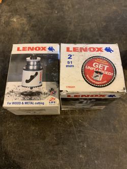 Lenox bi-metal hole saws
