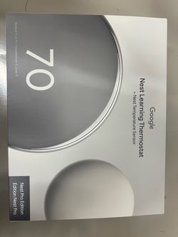 Google nest Learning Thermostat 4 Gen