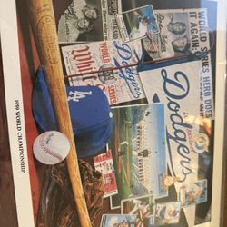 Los Ángeles Dodgers 1959 World Championship Mini Poster