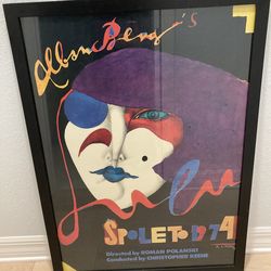 Spoleto Festival framed art by Richard Linder 1974