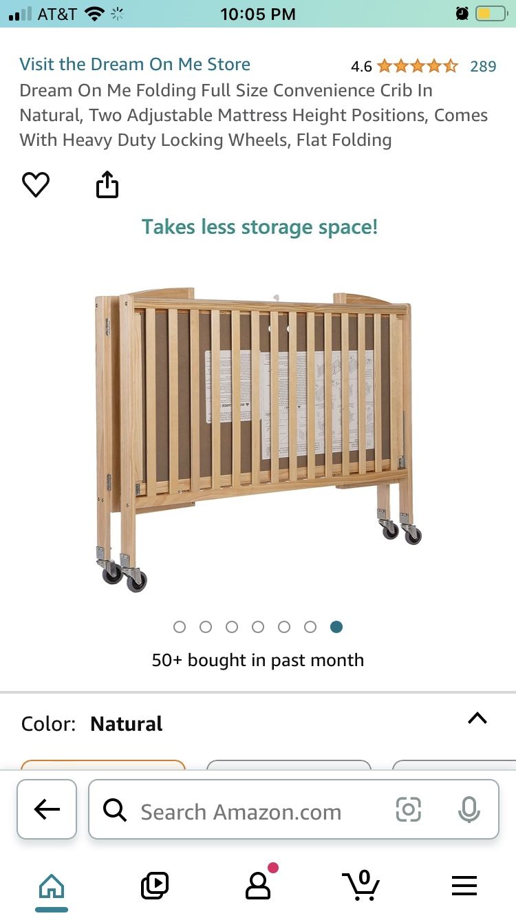 Full Size Foldable Crib for Sale in Edmonds, WA OfferUp