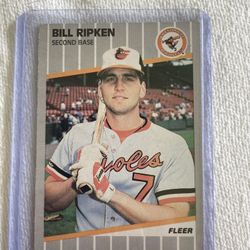 1989 Fleer Baseball Bill Ripken 616 Black Box