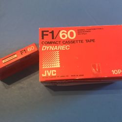 Brand New Sealed  JVC Dynarec  11 pieces F1/60 Cassette Tapes