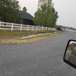 White Vinyl Fence