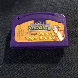 Leapster Leap 1 Disney Reading Bounce Tigger Bounce Game Cartridge 