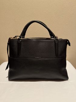 Coach Large Pebbled Leather Borough Bag