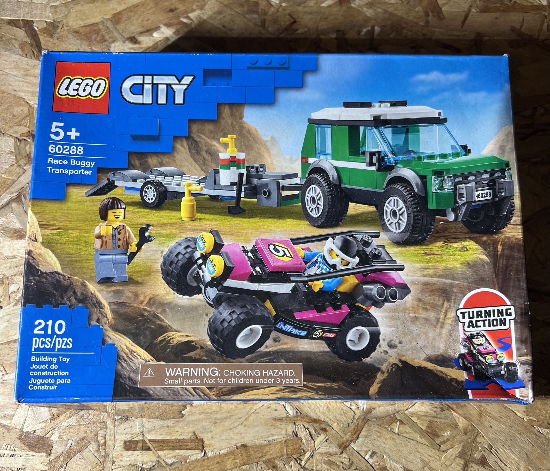 LEGO City 60288 Race Buggy Transporter 2021 Retired NEW Sealed Box (Minor Dent)