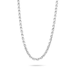 Hermes Link Chain/ 14K Solid White Gold