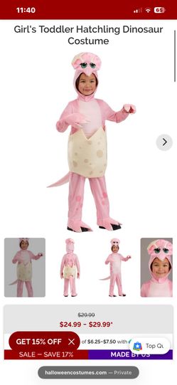Toddler Girl Dinosaur Costume