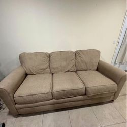 Pull out bed couch - queen size