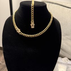 8mm Thick Miami Cuban Link Set • Chocker Chain & Bracelet • LIFETIME WARRANTY 