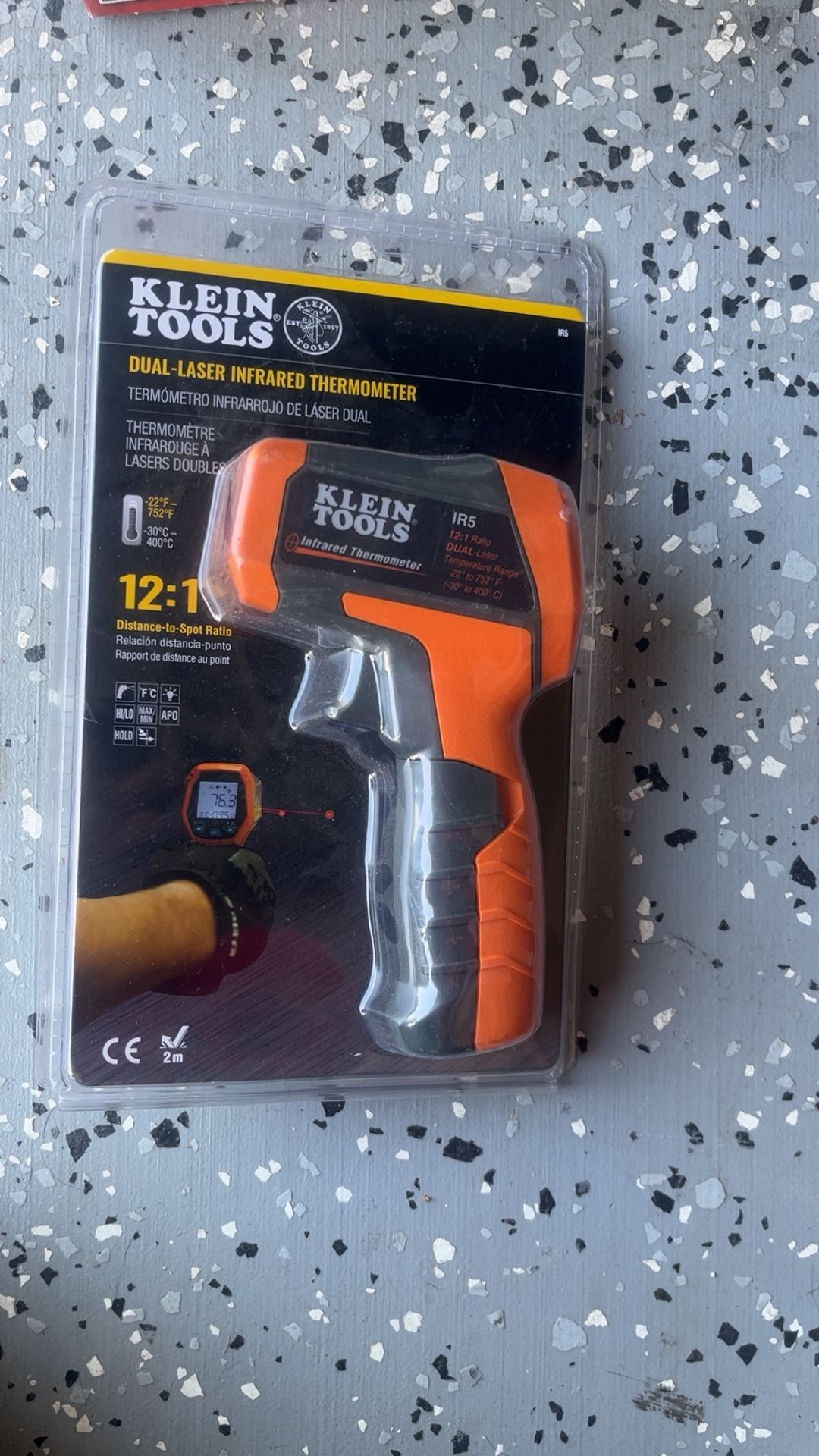 Dual Laser Thermometer