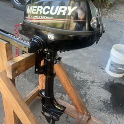 2016 Mercury 3.5 hp, 4 stroke.