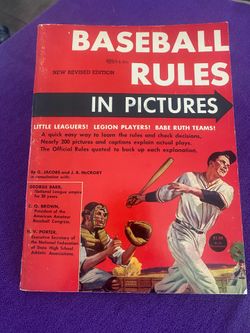 Vintage Baseball Rules in Pictures