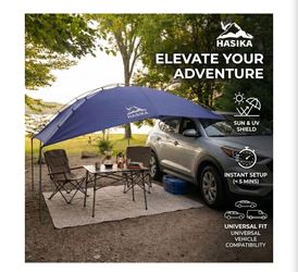 Hasika Waterproof Awning, Car Tailgating  Tent Canopy