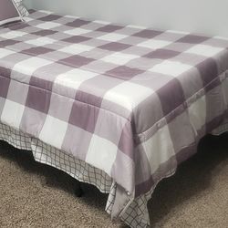 New Twin Size Bed Never Used A Box Spring Mattress And Frame Only $100 Firm