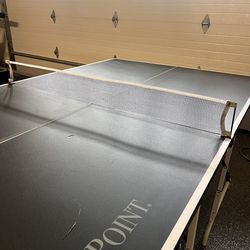 Foldable Ping Pong Table With Paddle And Ball Set