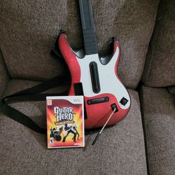 Guitar Hero Controller For Wii TESTED AND WORKING NO DELIVERY SHIPPING AVAILABLE  FIRM PRICE
