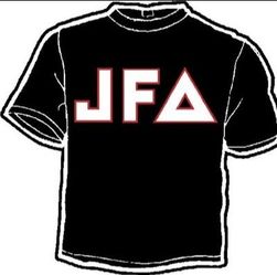JFA Logo T-Shirt BLACK XXL skate rock surf punk