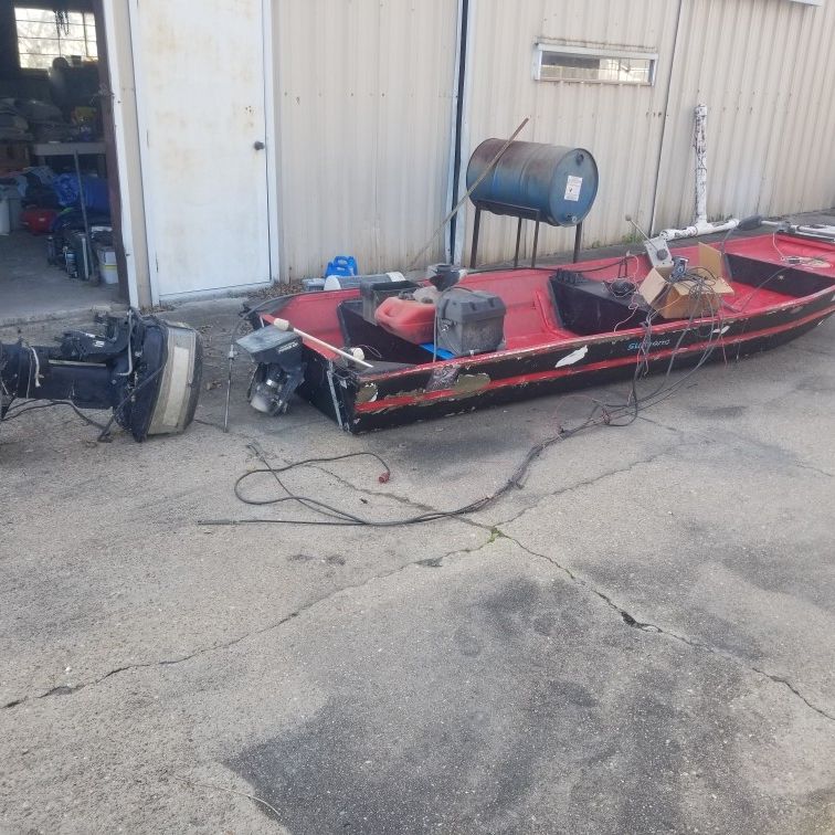 16' Boat Project With 25hp Evenrude