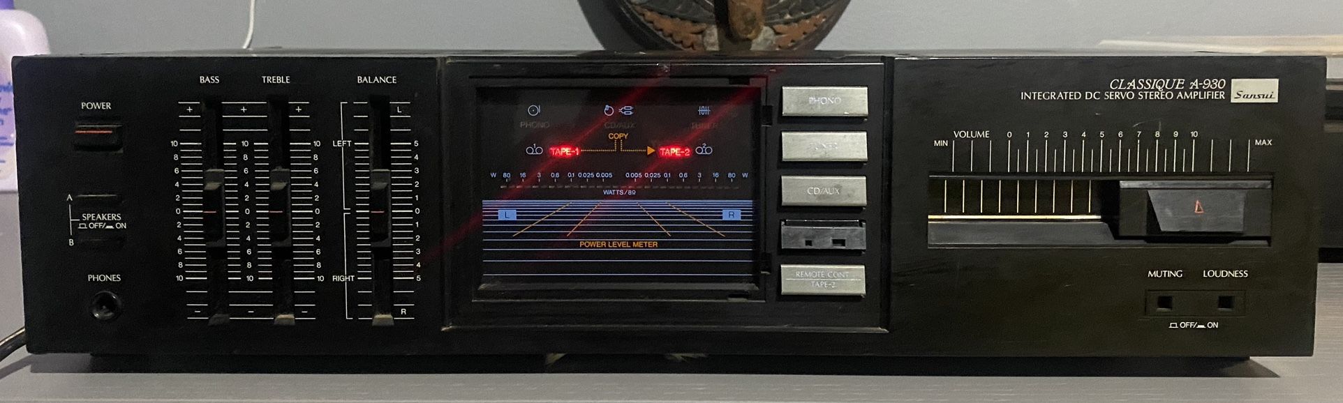 Vintage Sansui Classique A-930 Integrated Amplifier