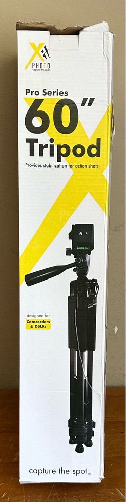XIT Photo Pro Series 60" DSLR Camera Camcorder Full Size Tripod