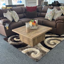 Brown Corner Sectional 