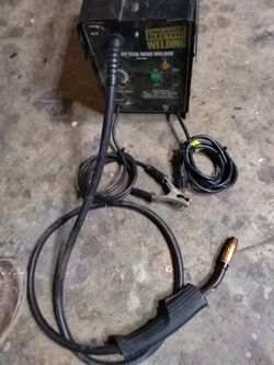 Flux wire welder.