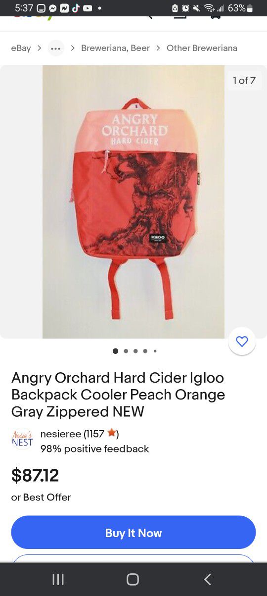 Angry Orchard Backpack Cooler