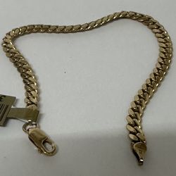Gold Bracelet 10k And 8 Inch 