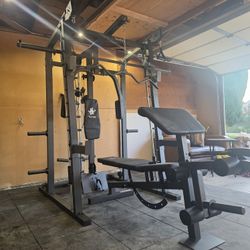 Smith Machine 2001 | Multi-Use Adj Bench | Gym Equipment | Fitness | Squat Rack | Excercise |🔴WEIGHTS AND BARBELL SOLD SEPARATELY 🔴 FREE DELIVERY 🚚