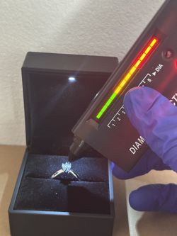 Moissanite Engagement Ring