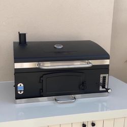 Built In Charcoal Grill, Large Charcoal BBQ Grill with Oversize Cooking Area, Outdoor Cooking Grill with Charcoal Trays for Outdoor Backyard Camping P