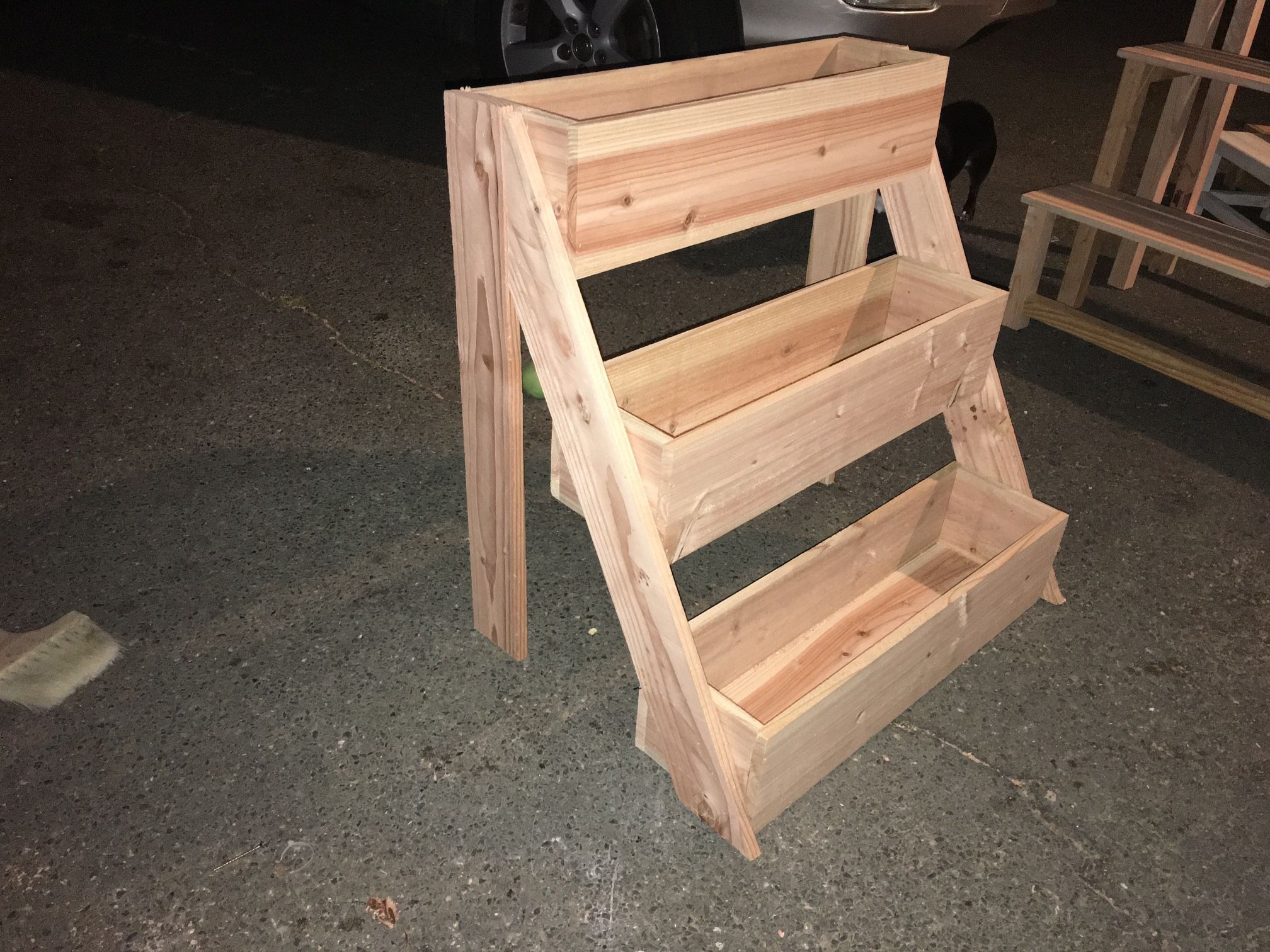 3 tier planter box