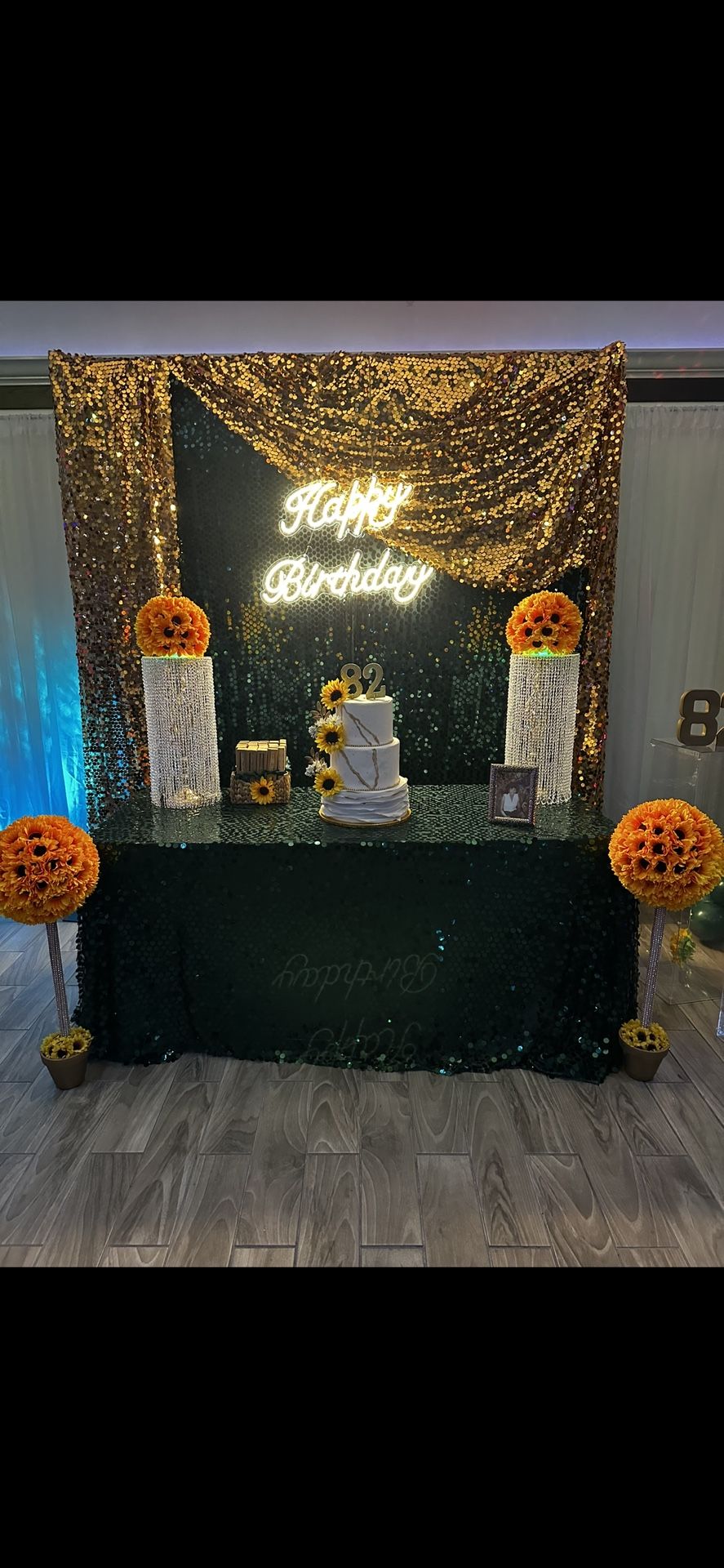 Wedding/Birthday Sunflower Centerpieces