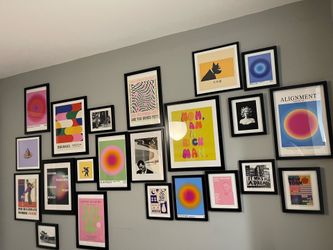 Collection of fun and colorful prints