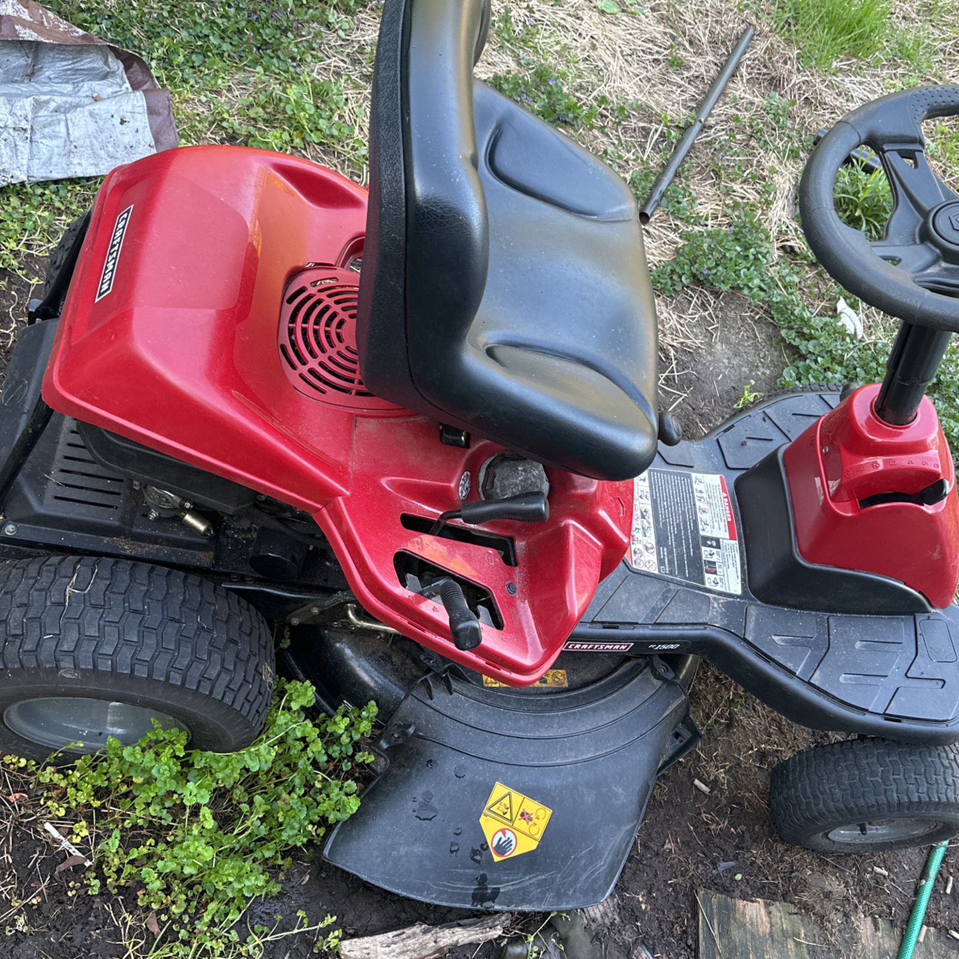 Lawn Mower Sit And Ride Craftsman 