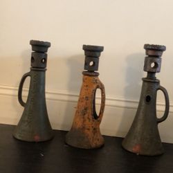 Antique barn Jack’s bottle jacks
