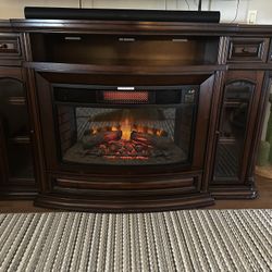 Electric Fireplace TV Stand