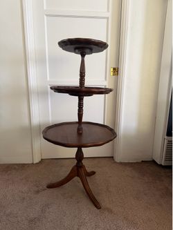 Three-tiered Antique Table