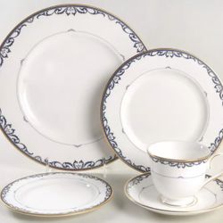 MOVING SALE  Lennox Royal Scroll Fine China Set (New In Box)