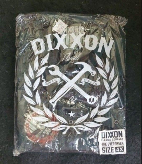 4x DIXXON THE EVERGREEN FLANNEL