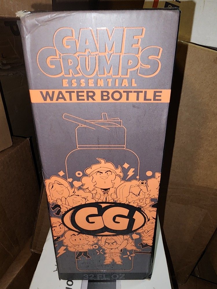 The Game Grumps Essential Water Bottle costs $40.00 USD.