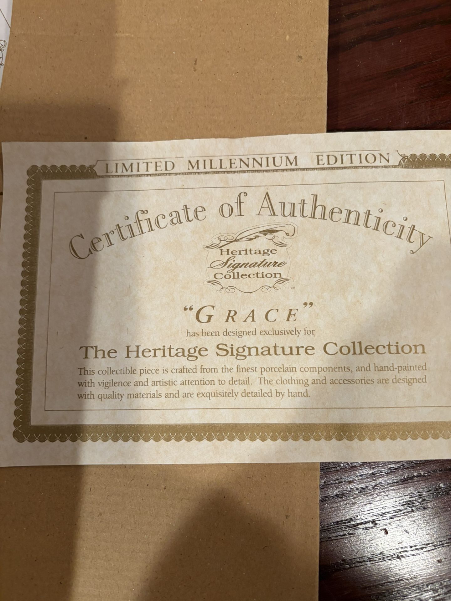 Heritage Collectible Doll - Grace