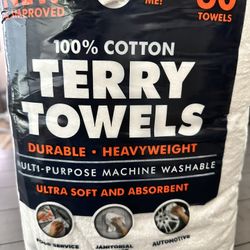 100% Cotton Terry Towels 14in X 17 In