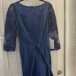 Blue Dressy Jumpsuit 