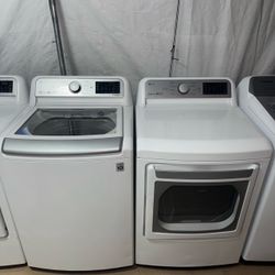 LG Washer With Agitator and LG Dryer