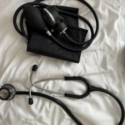 Blood Pressure, Cuff And Stethoscope